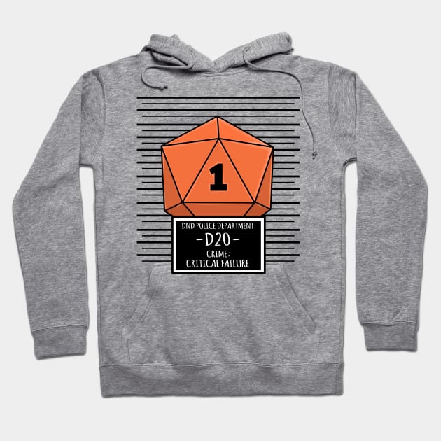 Dice Jail Funny Dungeons And Dragons DND D20 D1 Lover Hoodie by Bingeprints